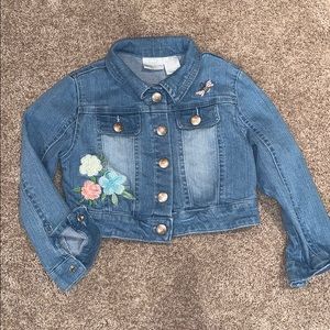 Cute Toddler Cropped Jean Jacket 3T